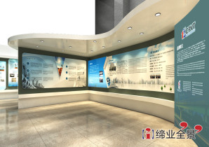 国家光伏中心展厅整体设计-无锡企业展示墙策划设计