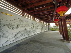 水镜廊书画石刻长廊设计施工-无锡大型浮雕设计制作